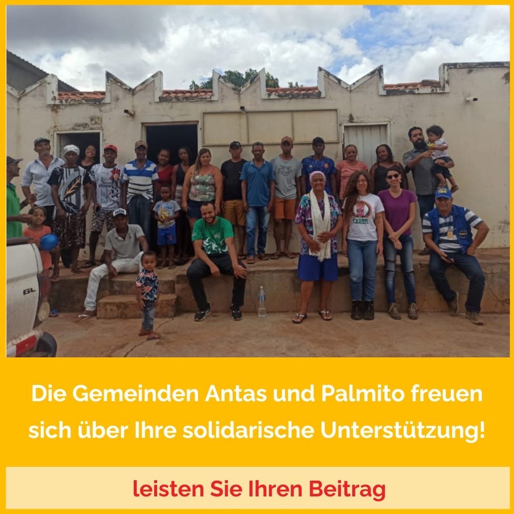 *Num abraço de solidariedade as Comunidades de Antas e Palmito contam com você!*